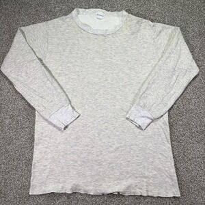 70s Duofold Wool Blend Longsleeve Athletic Pullover Size XL Base Layer